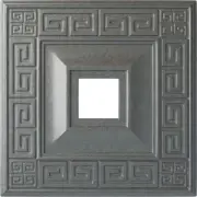 Ekena Millwork Home 1 1/8"X18"X18" Polyurethane Eris Ceiling Medallion Platinum
