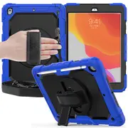 MCC Shockproof iPad 10.2" 2021 9th Gen Strap Rugged Case Cover Apple iPad9 [Blue]