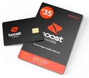 Boost Mobile $35 Prepaid SIM Card Mini Micro Nano Triple Cut Starter Kit 4G 25GB
