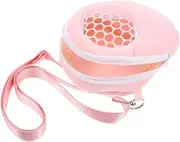 Portable Hamster Sling Bag Breathable Mesh Carrier for Squirrels Chinchillas and Small Pets Dual Function Travel Pouch and for Outdoor Use
