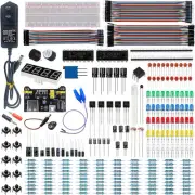 Upgraded Electronics Component Fun Kit Power Supply Module, Jumper Wire, 830...