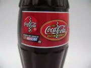 Coca Cola Coke Bottle NASCAR 2001 The Coca Cola Racing Family 8 oz Vintgage