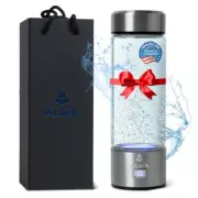 2025 Hydrogen Water Bottle w/SPE/PEM Technology – Borosilicate Glass & Cleaning