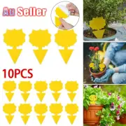 10x Yellow Double-Sided Sticky Trap Insect Indoor Whitefly Thrip Fruit Fly Gnat