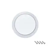 5" Mounting Hole Diagonal Speaker Grill Mesh Woofer Guard Protector Cover White