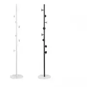 Coat Rack Steel Cloth Stand Hat Hanger Garment Hook Tree Style Storage Organizer
