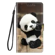 Phone case for Samsung Galaxy S22 5g phone case for flip magnetic - Panda