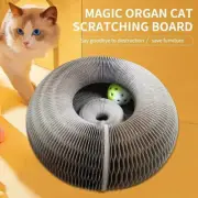 Magic Organ Cat Scratching Board Grab Board With A Toy Bell Ball AU stock
