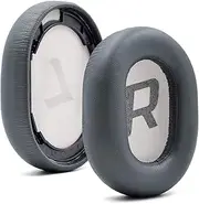defean Backbeat Pro II - EarPads Replacement Ear Cushion Ear Pads Compatible with Plantronics Voyager 8200 UC, Backbeat Pro2 Headphone, Softer Leather,High-Density Noise Cancelling Foam (Gray)
