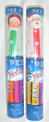 PEZ SANTA MRS. CLAUSE GIFT TUBED SET 2005 EDITION NEW