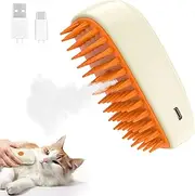 [BIRDTOBR] Steam Brush for Cats and Dogs, 3 in 1 Cat Steam Brush, Self-Cleaning Grooming Brush, for Dogs and Cats Eliminate Unnecessary Dead Hair and Undercoat