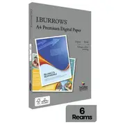 J.Burrows Premium A4 Digital Copy Paper 250 Sheet 6 Pack
