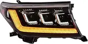 automobile headlamp LED Headlight Compatible For Toyota Land Cruiser 2007-2015 LC200 LED Daytime Running Light LED Dynamic Turn Signal Light Auto Accessories