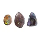 Boulder opal 8.70ct set of 3 Australian natural solid loose stone Winton parcel