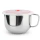 【PUSH!】防燙防摔升級加厚304不鏽鋼碗泡麵碗飯碗湯碗帶日期指針蓋(泡面碗E87)