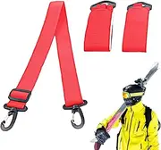 Snowboard Sling Strap, Adjustable Snowboard Holder Strap, Adjustable Ski Boot Lanyard Ice Skates Winter Sport Supplies For Skiing Sports