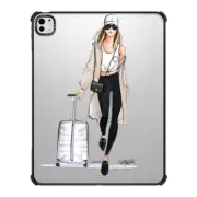 iPad Pro 13-inch (M4) iPad Impact Case Travel Girl iPad Case