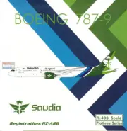 PHX11955 1:400 Phoenix Model Saudia B787-9 Reg #HZ-ARB (pre-painted/pre-built)