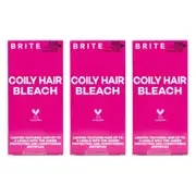 3x Brite Coily Hair Bleach Kit