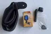 Gear Lux ET-110 Tuner Fender String Winder & Picks & Guitar Strap Lot B10