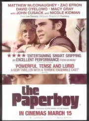 Modern FILM POSTER Postcard/Flyer: THE PAPERBOY (Zac Efron, Nicole Kidman)