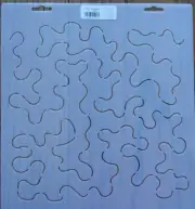 Stencil Quilting Large Stipple 11" 28cm 1018 QC sew quilt stitch template CL