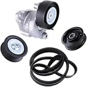 4PCS Belt Tensioner W/Pulley Compatible with Mercedes C300 C350 GL450 GL550 GLK350 E350 ML350,Compatible with DODGE SPRINTER 2500,3500 2007-2008