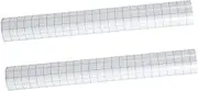 DOITOOL Vinyl Transfer Film Tape 2 Rolls Self-Adhesive Transfer Membrane for Clothing