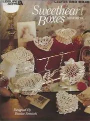 Sweetheart Boxes to Crochet: Leisure Arts Leaflet 893 (1990 Leisure Arts)