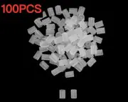 100pcs Clear Barrel Elastic Rope Cord Locks End