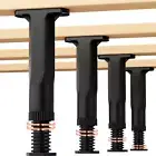 4PC 5.9-11 in Height Bed Support Legs,Bed Frame Legs for King Queen Bed