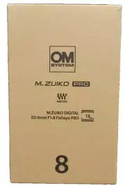 M.Zuiko Digital ED 8mm f/1.8 Fisheye Pro Lens for MFT, Black NEW FREE/FAST SHIP