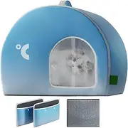 Pet Cooling House,Foldable Cats Dogs Cooling House | Intelligent Weatherproof Pet Home with High-Efficiency Coolness for Living Room Park Garden
