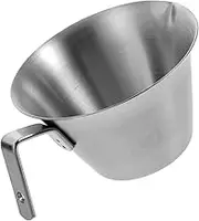 HOMOCONO Double Spout Pouring Cup Espresso Shot Cups Long Handle Measuring Spoon Accessories for Home Office Use