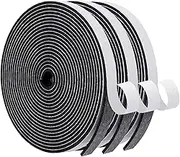 High Density Foam Seal Tape, Self Adhesive Weather Stripping Insulation Strip 1/2 Inch Wide X 1/8 Inch Thick X 50 Feet Long
