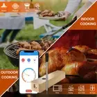 Wireless Meat Thermometer Cook Bluetooth APP Control BBQ Food Probe Grill Oven