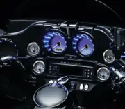 Kuryakyn Speedo-Tach Bezels with LED Accents, Black, 06-13 HD Touring - 7288
