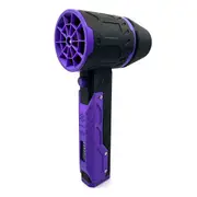 Turbo Jet Fan Car Violent Blower 64mm Brushless Motor 8000mAh Thrust 1000G Industrial Duct Fan Car Cleaner,Black- BlackPurple