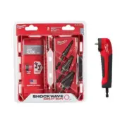 Milwaukee Step Drill Bit Titanium Kit Steel Hex Shank+Right Angle+Adapter (4Pc)