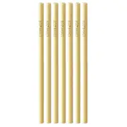 7x White Magic Bamboo 20cm Eco Basics Beverage Drinking Straw Reusable Single