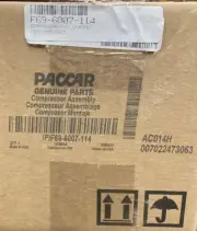 ~ NEW GENUINE PACCAR OEM ~ KENWORTH A/C COMPRESSOR w/ O-Ring ~ F69-6007-114