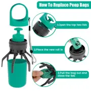 Dog Pooper Scooper Portable Claw Poop Scooper with Built-In Poop Bag FaHzM