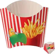 Cabilock 100Pcs Paper Food Box Disposable Snack Holder French Fry Box Holders Cups for Home Shop