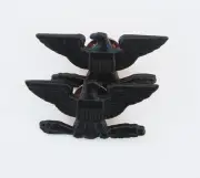 Pair WW2 US Army Colonel Eagle War Bird Device Pin Badge Insignia - US065