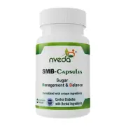 Nveda SMB 60 Capsules for Sugar Management & Balance FREE SHIPPING