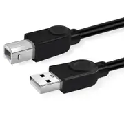 USB 2.0 Printer Cable 3m Male to Male USB Type A to B Cord Square USB Data Cable For Canon Epson Scanner Fax Machine Printer
