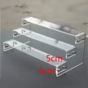 Acrylic 2-6 Tier Display Shelf Stand Showcase for Action Figure Toys Cosmetics