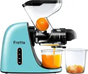 Masticating Slow Juicers, Fretta Wide Feeding Chute Cold Press Juicer,