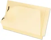 Pendaflexamp;reg; - Laminate Folder with Two Fasteners, Straight Tab, 11 Pt. Manila, Legal, 50/Box - Sold As 1 Box - 2amp;quot; Capacity Bonded Fasteners Keep documents Organized.