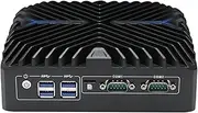 HUNSN Fanless Mini PC, Industrial Computer, Windows 11 / Linux Ubuntu, Core I5 1235U, BX10, TPM2.0, SIM Slot, 2 x COM, 2 x LAN, 2 x HDMI, Vesa Mount, WOL, PXE, Watchdog, 32G RAM, 1TB SSD